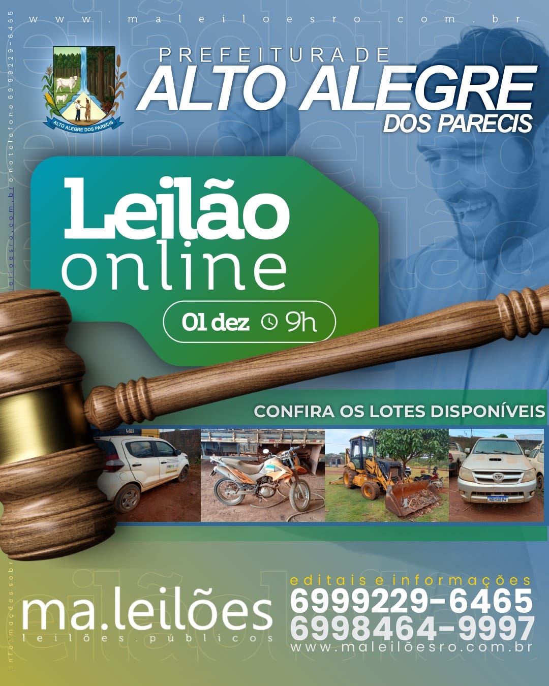 Imagem 1 - LEILÃO ON LINE , 01 DE DEZEMBRO DE 2025.