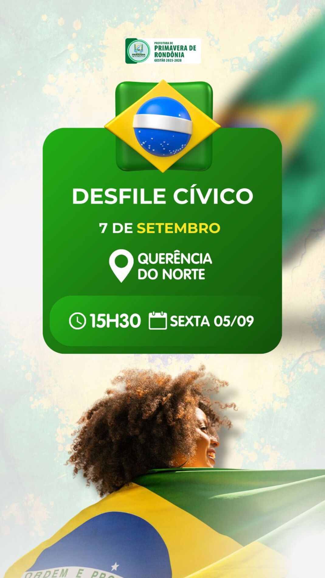 Convite – Desfile Cívico em Querência do Norte