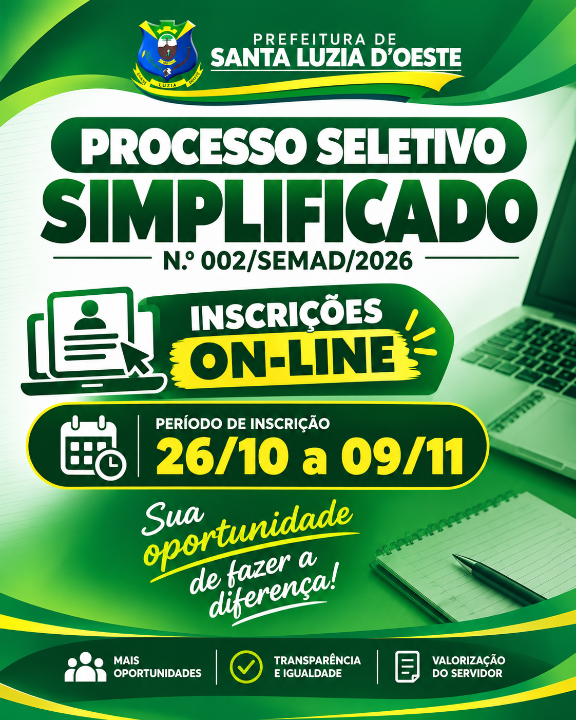 Atenção Processo Seletivo