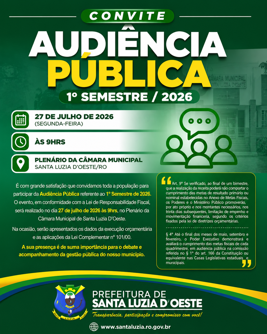 AUDIÊNCIA PÚBLICA 2026