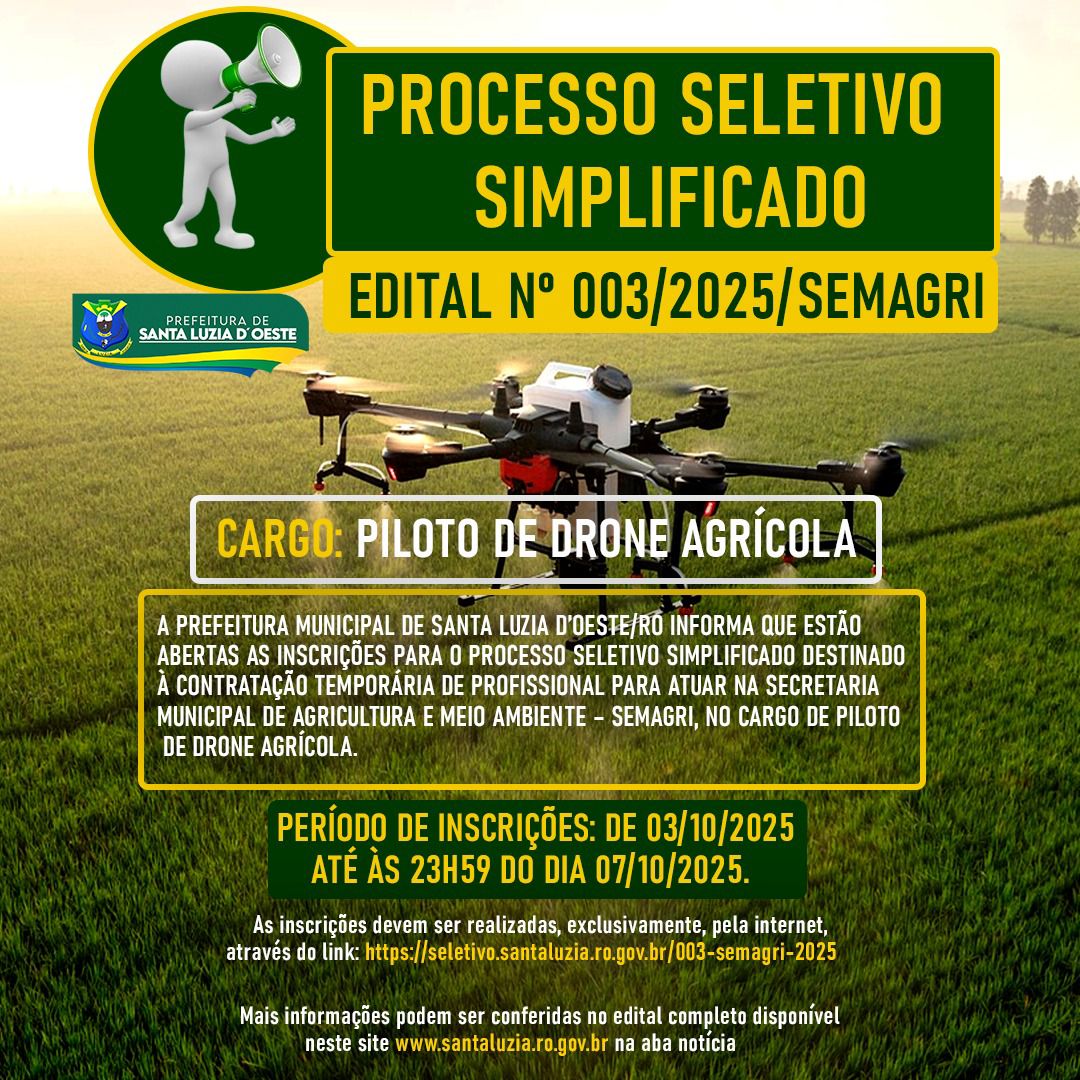 SELETIVO SEMAGRI