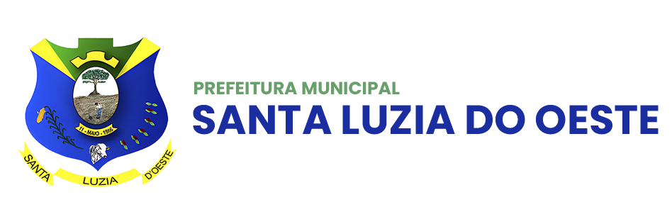 Brasão PREFEITURA MUNICIPAL DE SANTA LUZIA D'OESTE