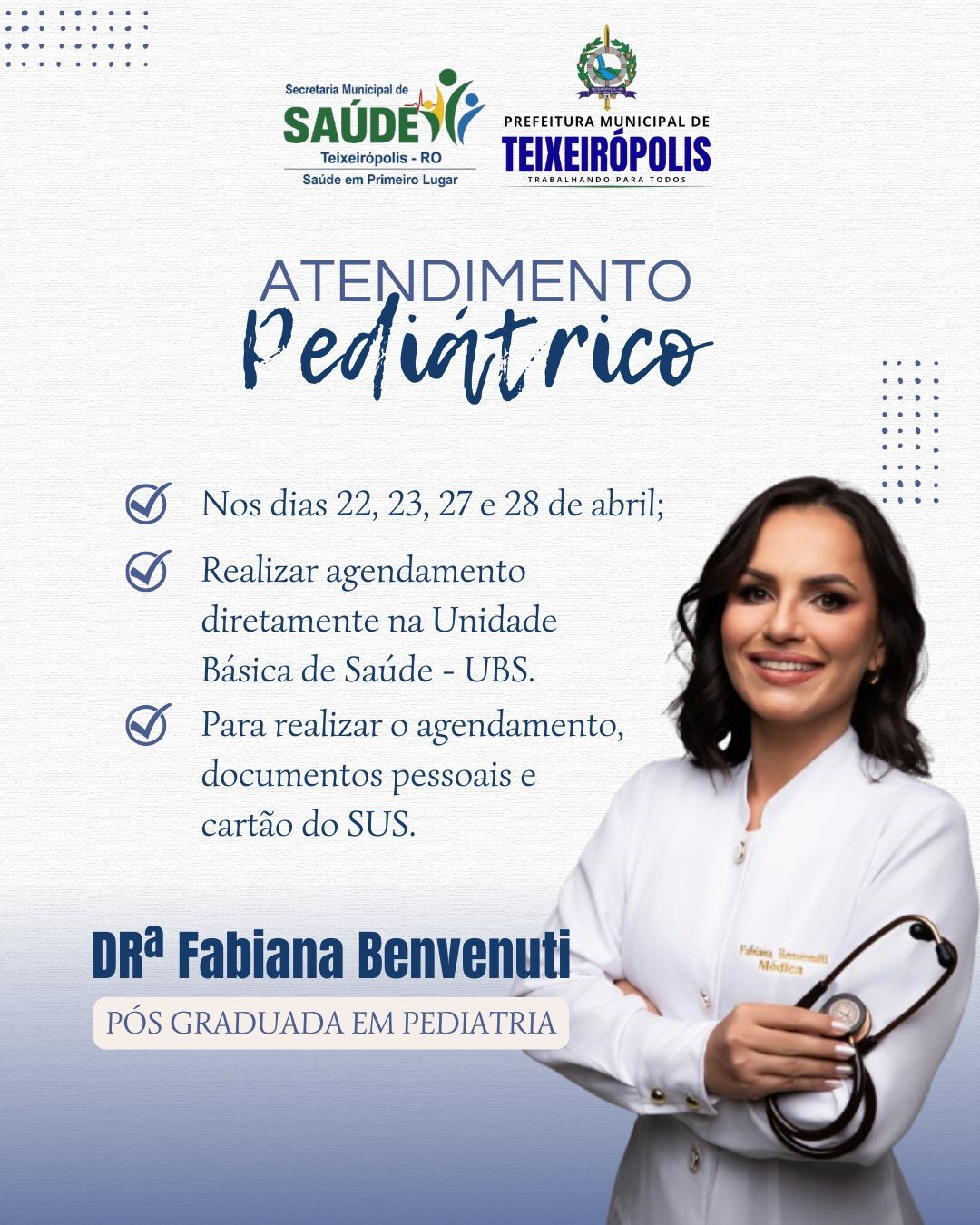 ATENDIMENTO PEDIÁTRICO