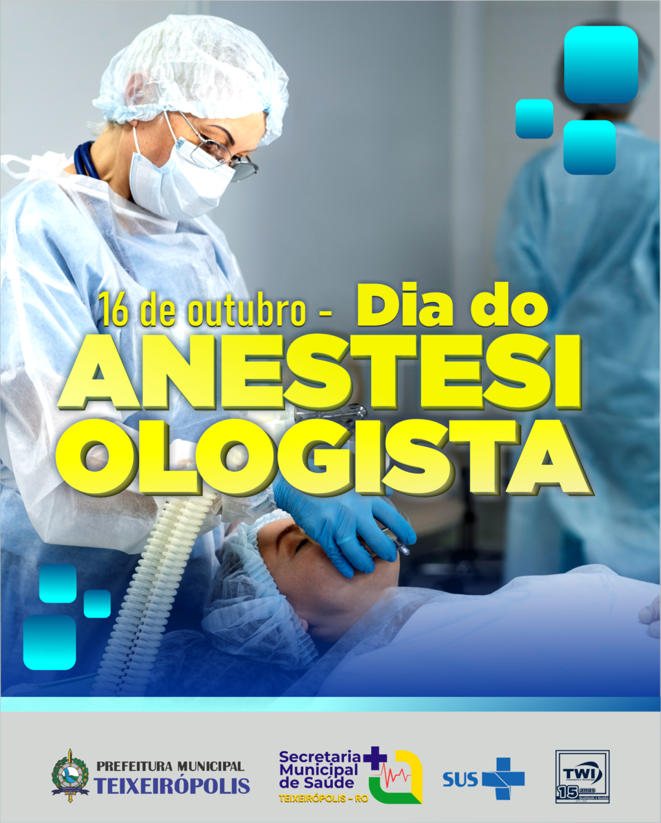 DIA DO ANESTISOLOGISTA