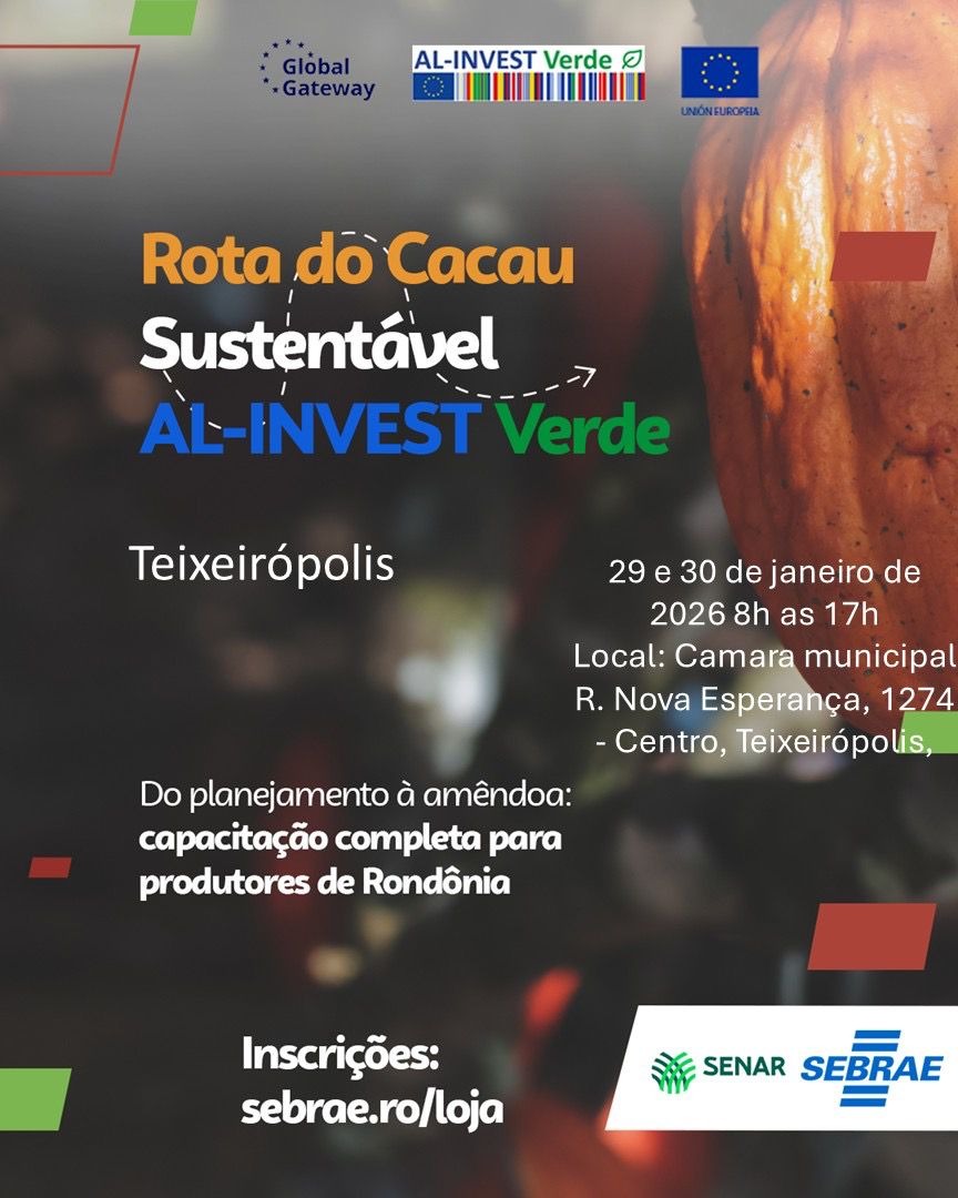 ROTA DO CACAU SUSTENTÁVEL AL-INVEST VERDE
