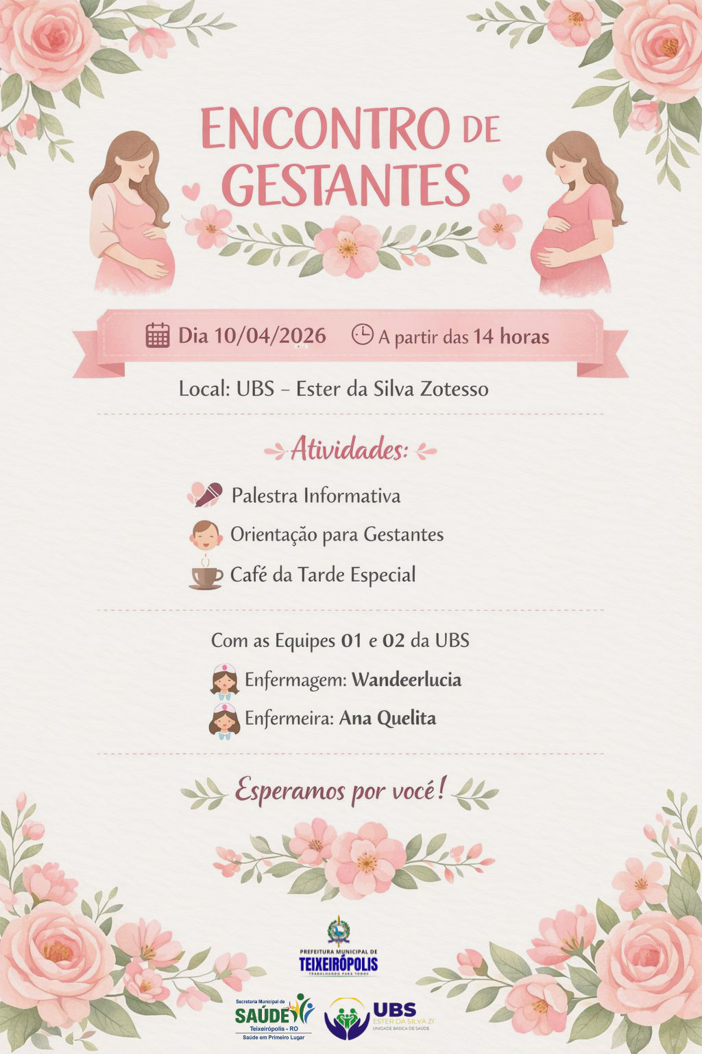 ENCONTRO DAS GESTANTES