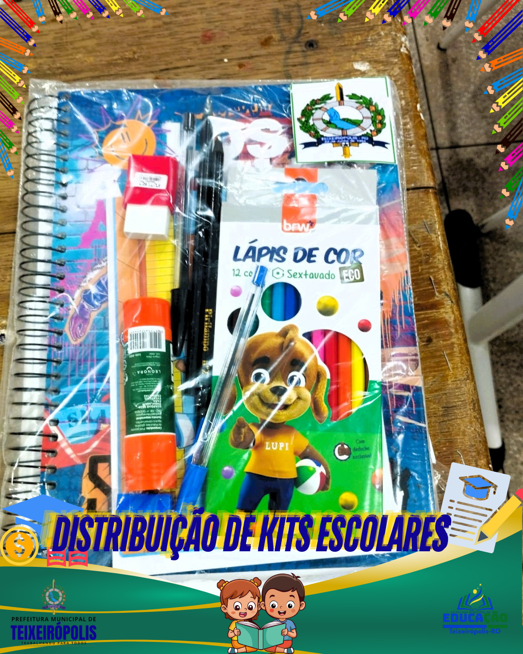 🤩 🎒 VOLTA ÀS AULAS 2026: PREPARAÇÃO TOTAL COM ENTREGA DE KITS ESCOLARES!!