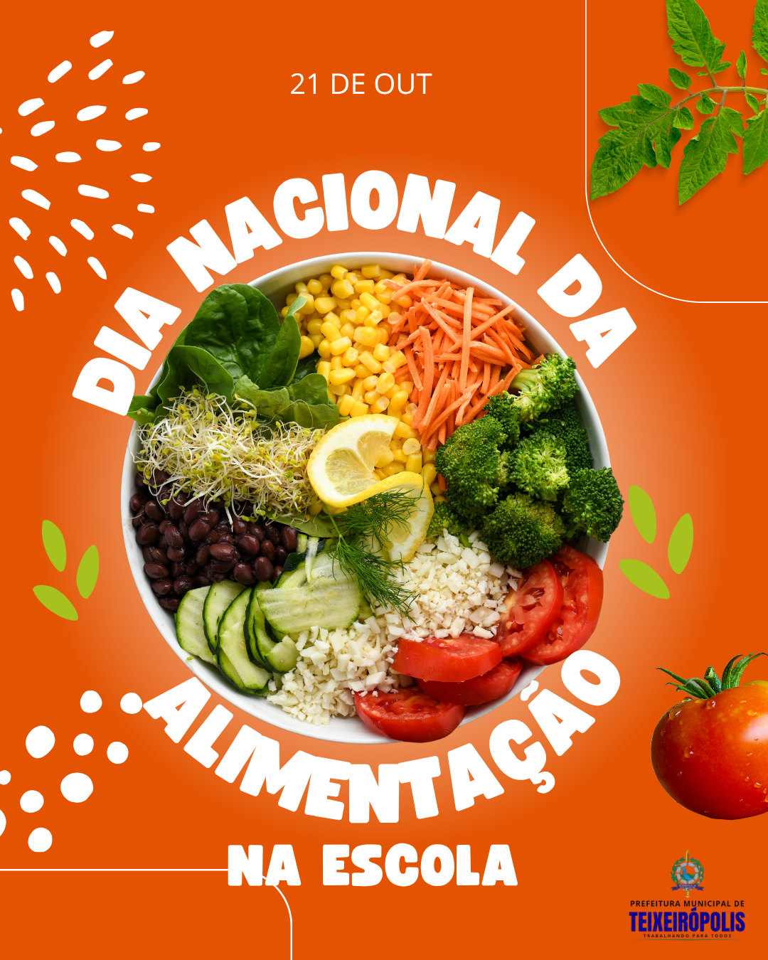 DIA NACIONAL DA ALIMENTAÇÃO NA ESCOLA