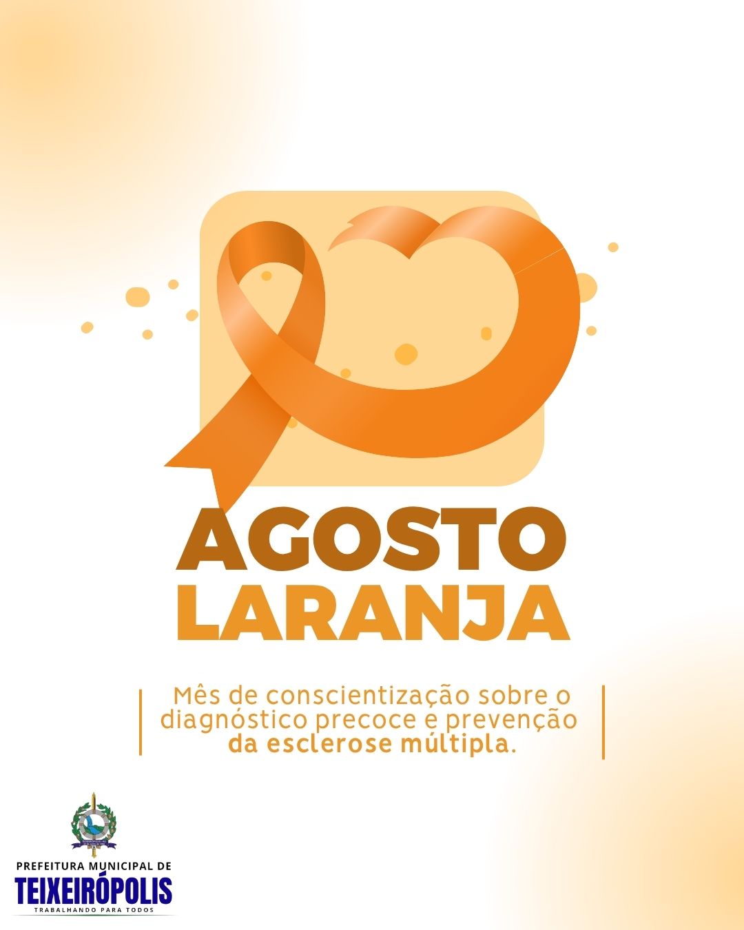 🧡 Agosto Laranja – Mês de Conscientização sobre a Esclerose Múltipla