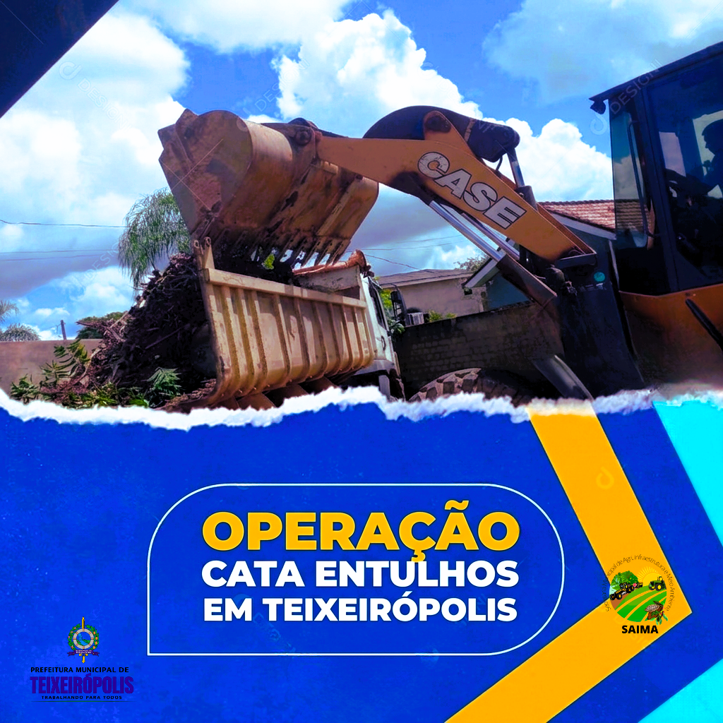 Operação Cata Entulho em Teixeirópolis