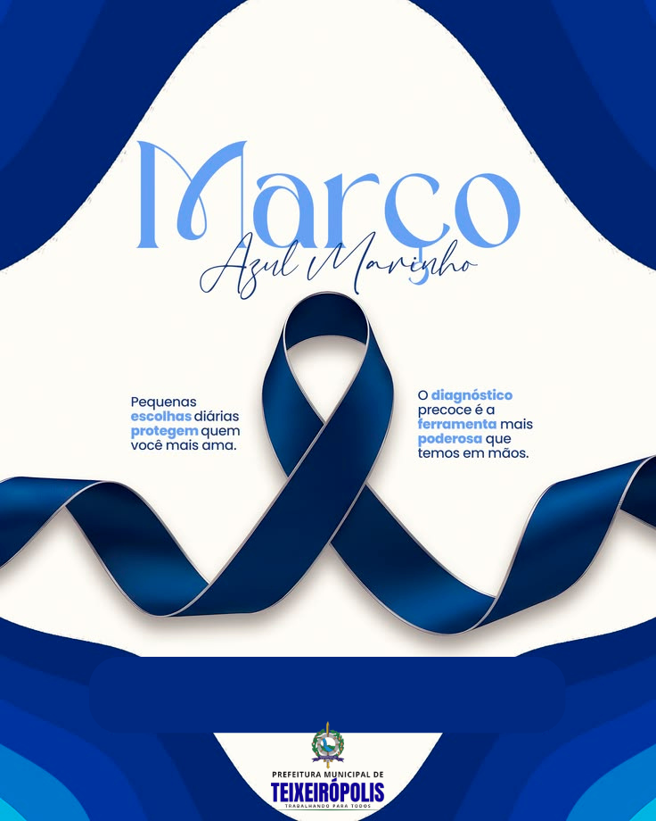 Informação e prevenção são as melhores formas de combate. Participe da campanha Março Azul-Marinho.