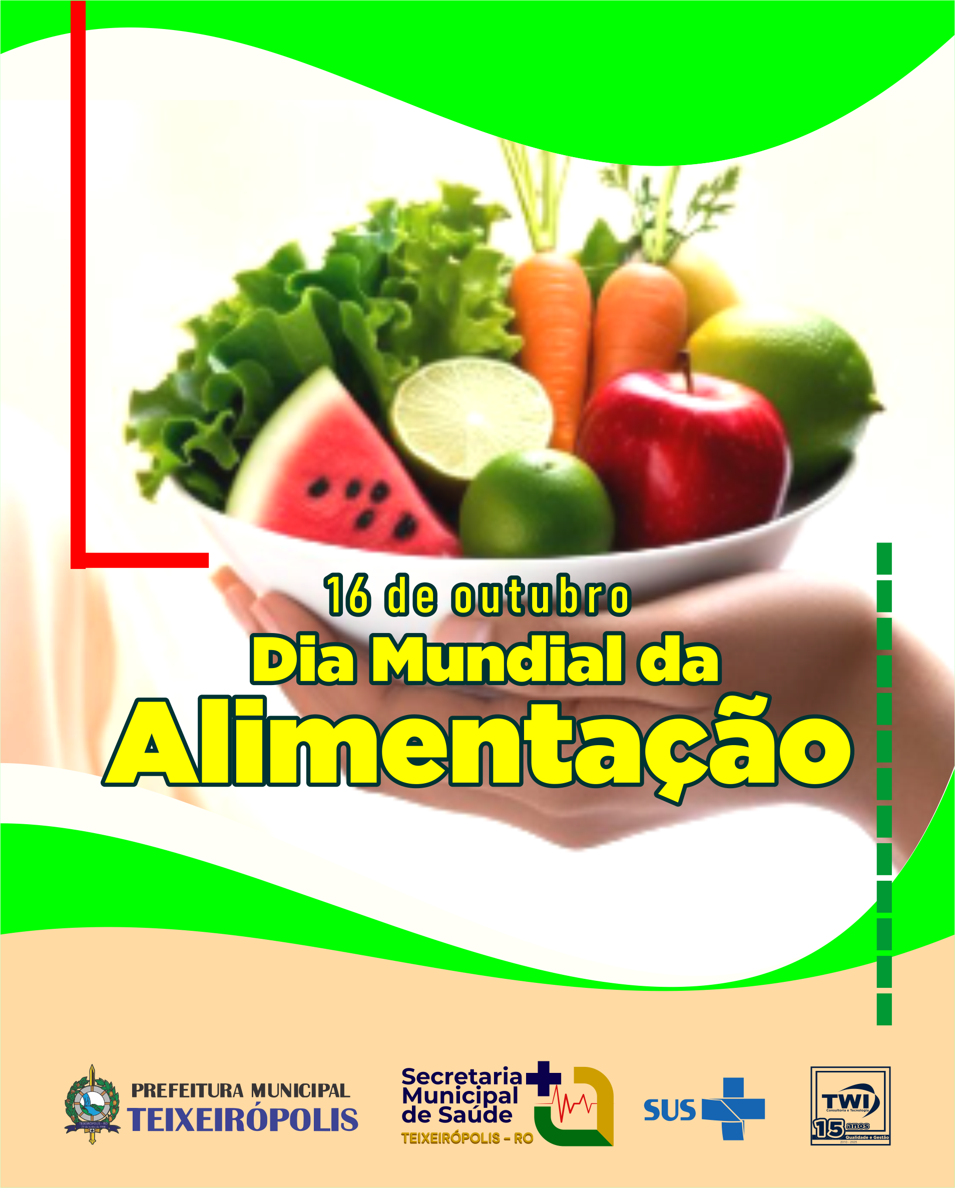 DIA MUNDIAL DA ALIMENTAÇÃO.