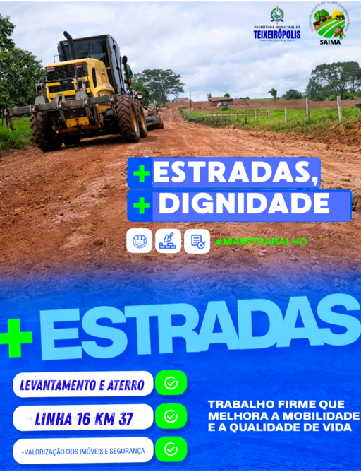 LEVANTAMENTO E ATERRO LINHA 16 KM 37