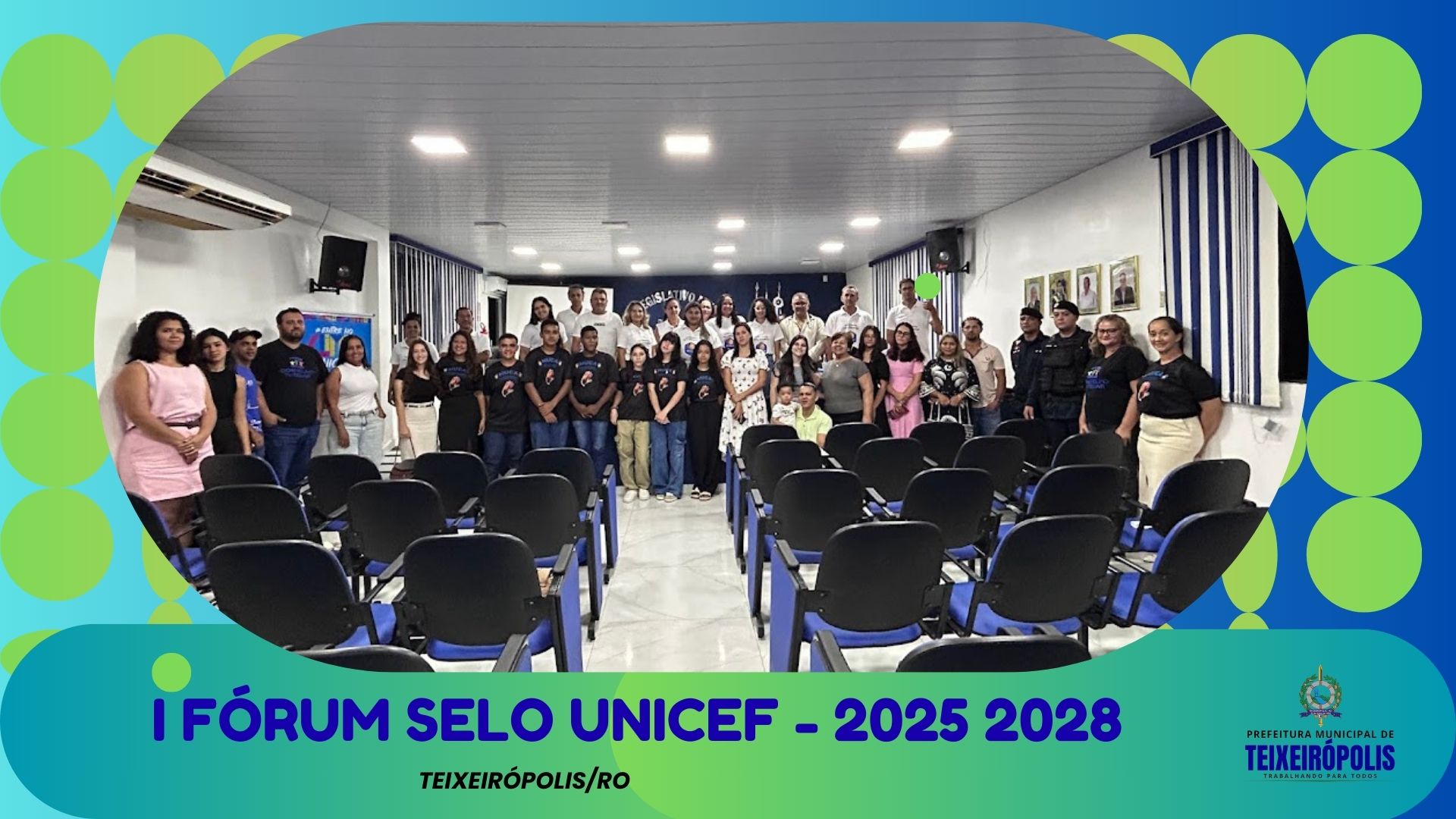 Teixeirópolis Realiza com Sucesso o I Fórum do Selo UNICEF 2025–2028