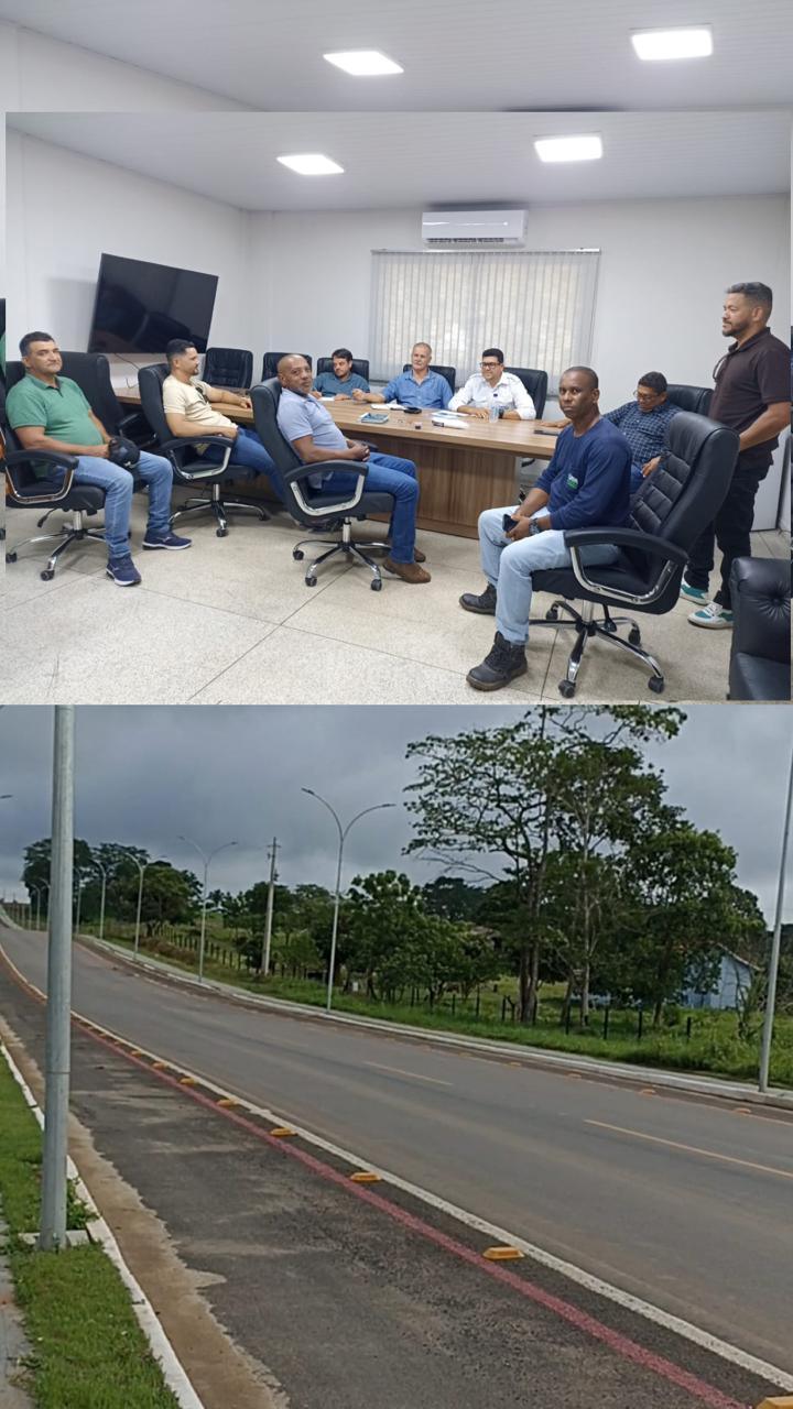 Prefeitura de Teixeirópolis realiza reunião de alinhamento para finalização da pista de caminhada
