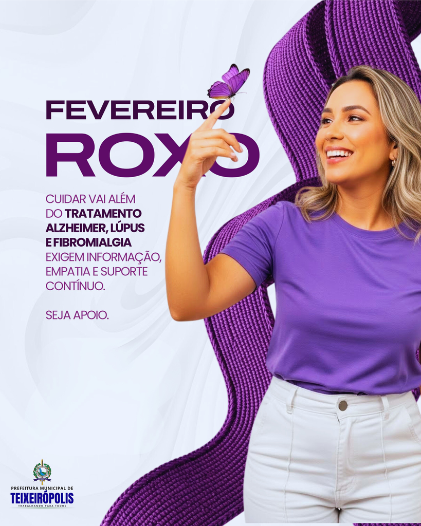 No Fevereiro Roxo, reforçamos a importância do diagnóstico precoce, do tratamento adequado e do apoio às pessoas que convivem com doenças crônicas.