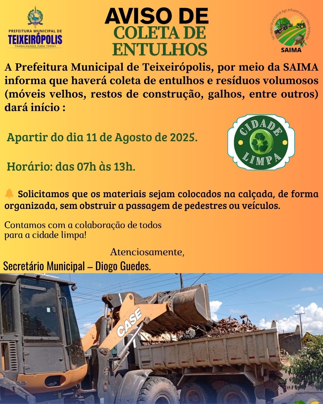 COLETA DE ENTULHOS