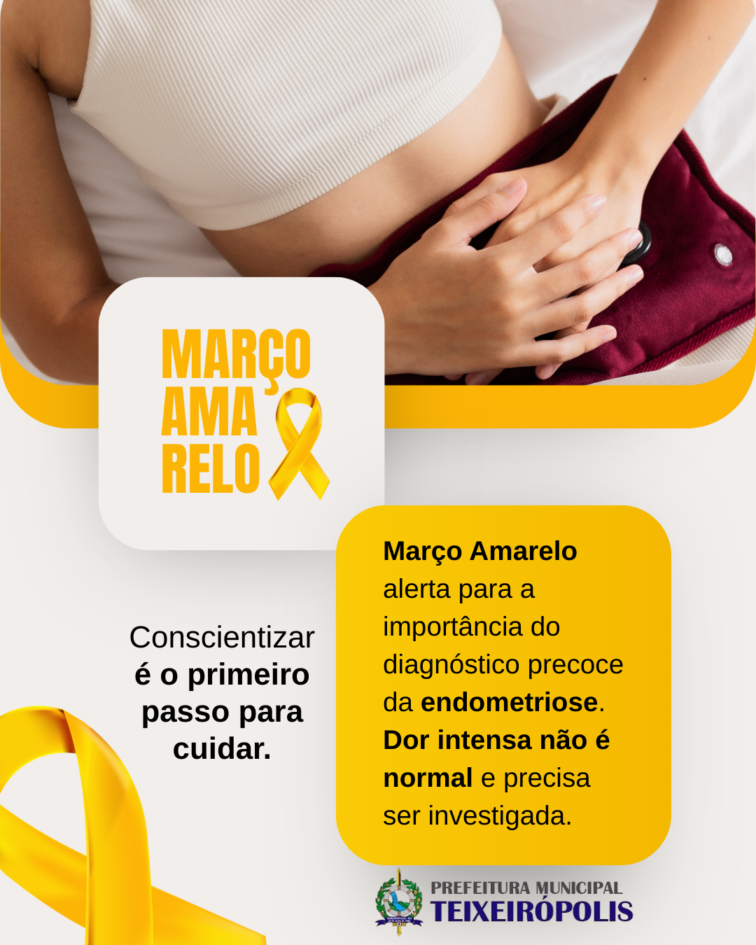 Começa o ·  No início do Março Amarelo, destacamos a importância de buscar orientação médica diante de sintomas persistentes.