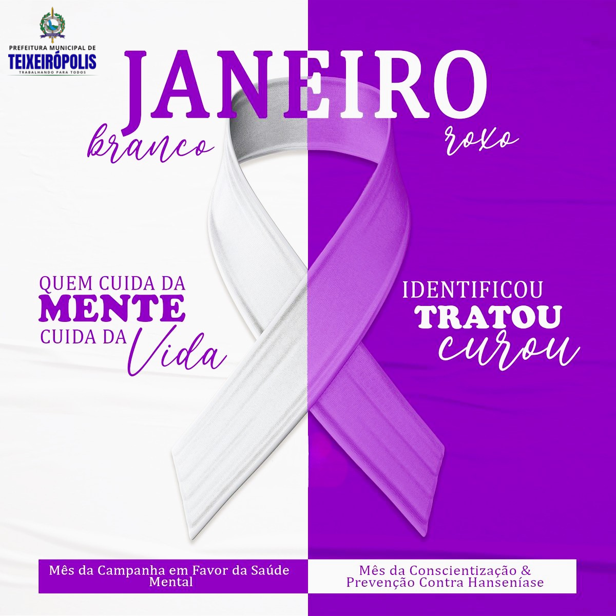 Janeiro Branco e Roxo 💟💭