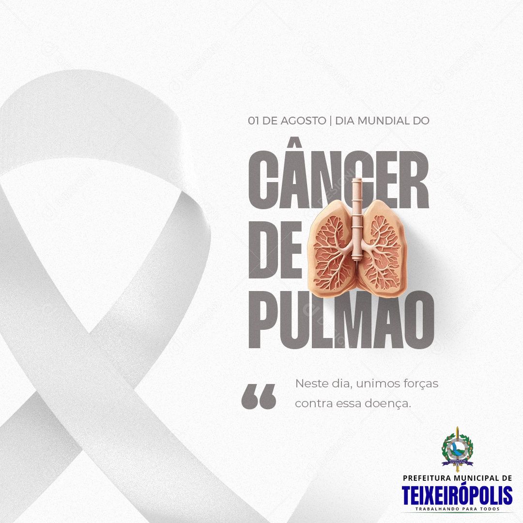 🫁 1º de Agosto – Dia Mundial do Câncer de Pulmão