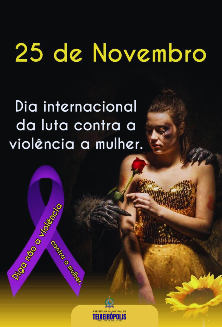 DIA INTERNACIONAL PARA A ELIMINAÇÃO DA VIOLÊNCIA CONTRA AS MULHERES