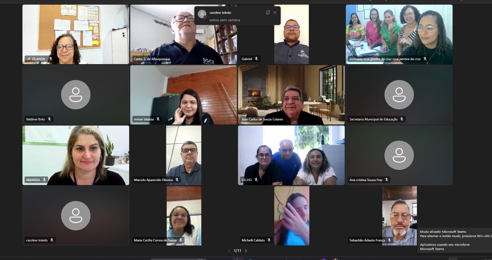 OFICINA REALIZADA EM 19 DE MARÇO – META 1C DO PME