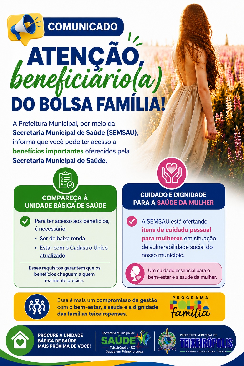 Itens de cuidado pessoal para mulheres