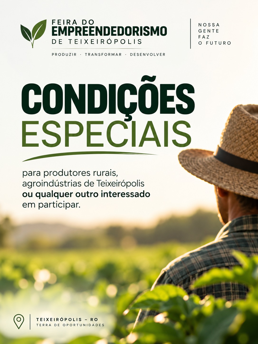 OPORTUNIDADE PARA PARTICIPAR DA FEIRA DO EMPREENDEDORISMO! 2026