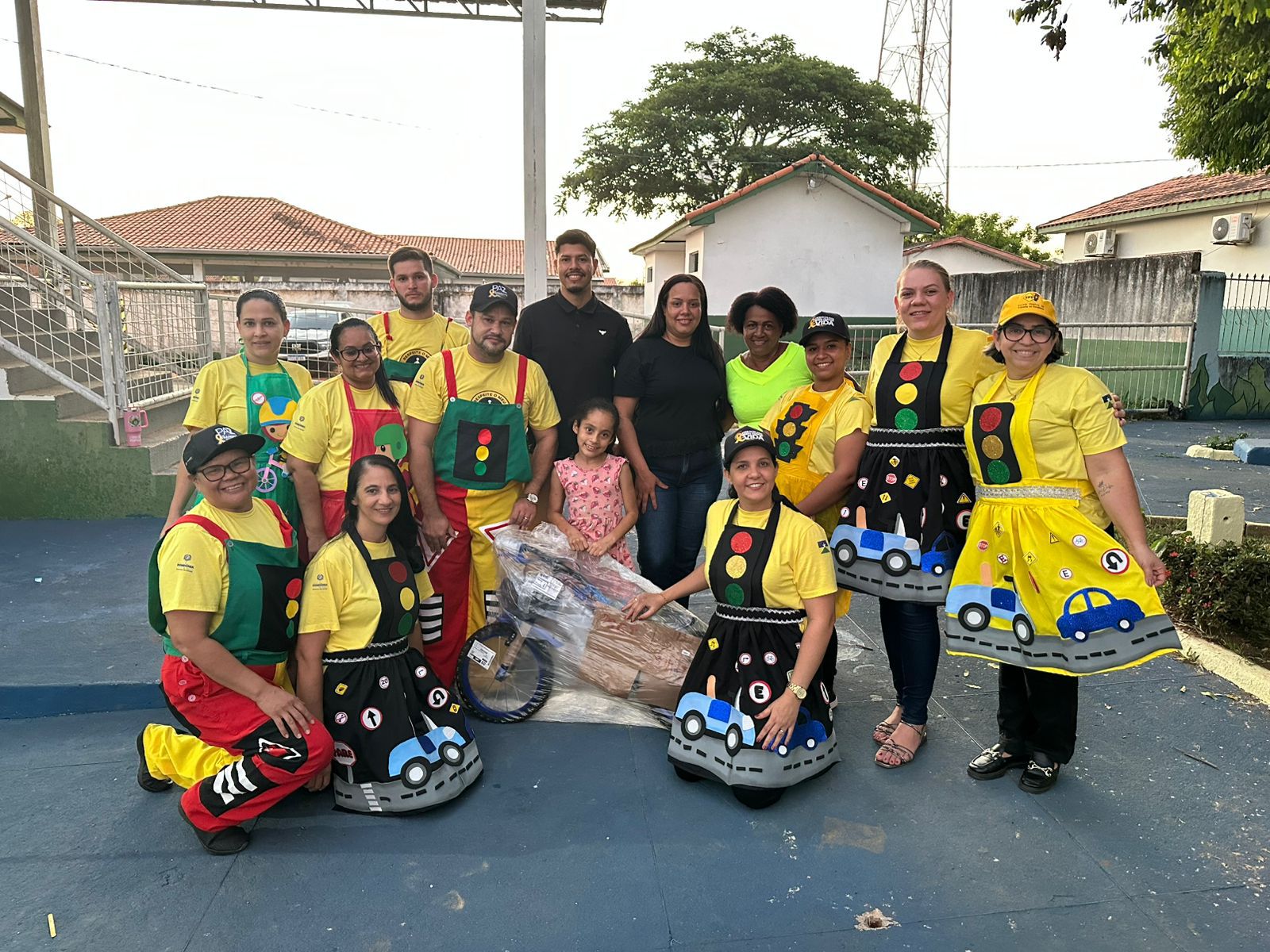 Alusão ao Agosto Verde – Mês da Primeira Infância.
