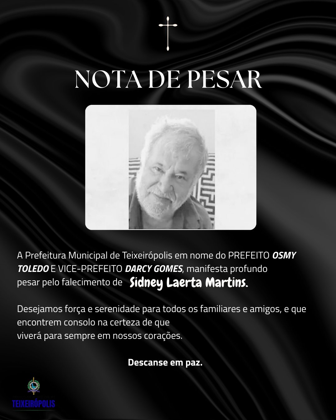 NOTA DE PESAR SIDNEY LAERTA MARTINS