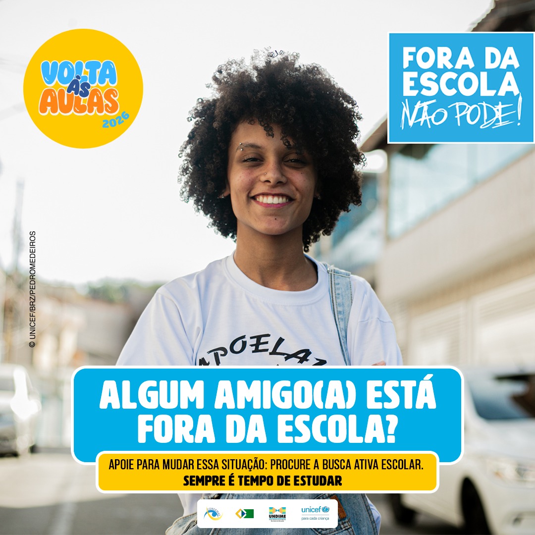 BUSCA ATIVA O SINAL JÁ BATEU E A GENTE QUER TODO MUNDO NA ESCOLA! 🔔