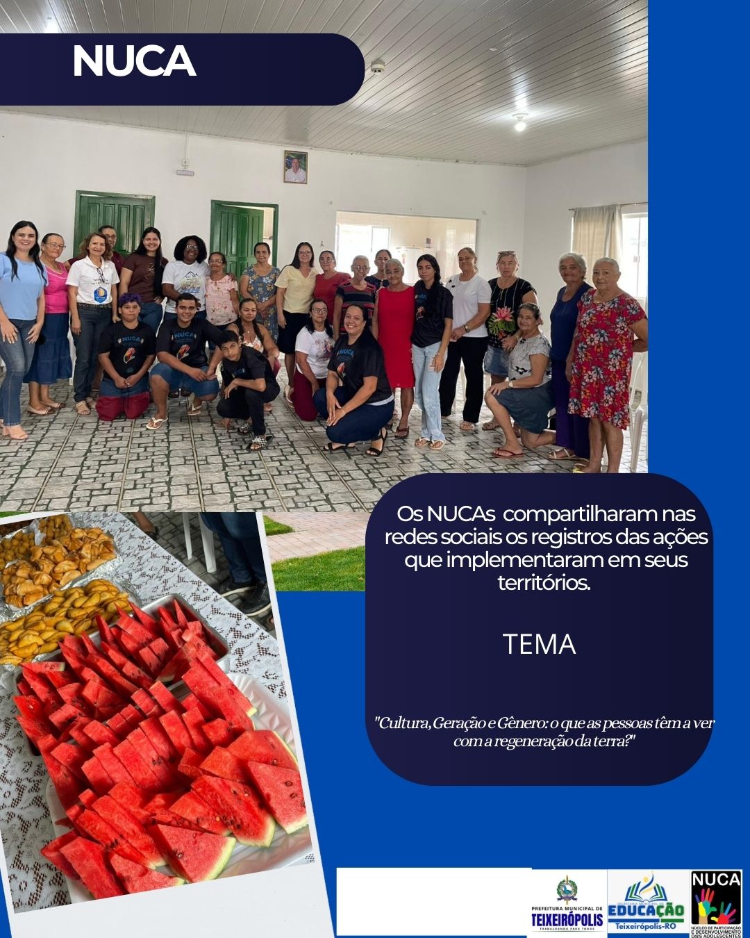 📱 Registros das Ações dos NUCAs: O Que Rolou 🌱